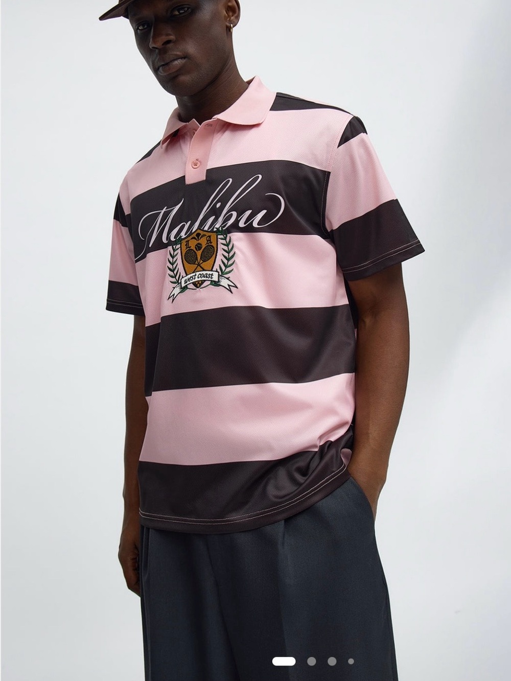 NWT Malibu Striped Polo